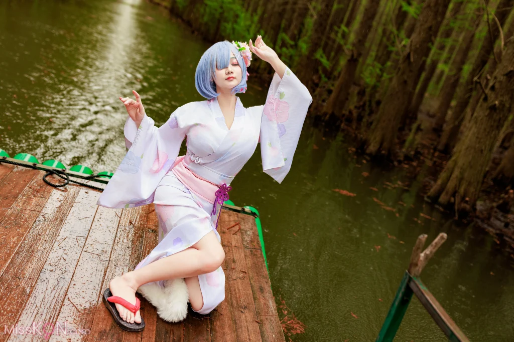 Coser@阿雪雪: 蕾姆和服 (19 photos) – Page 2