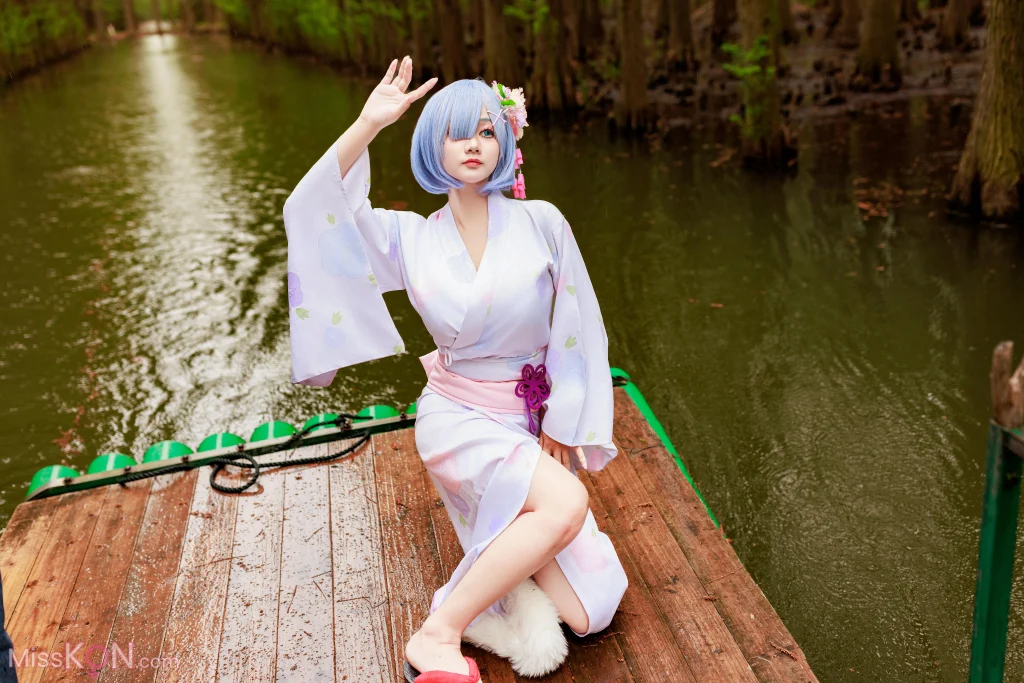 Coser@阿雪雪: 蕾姆和服 (19 photos) – Page 2