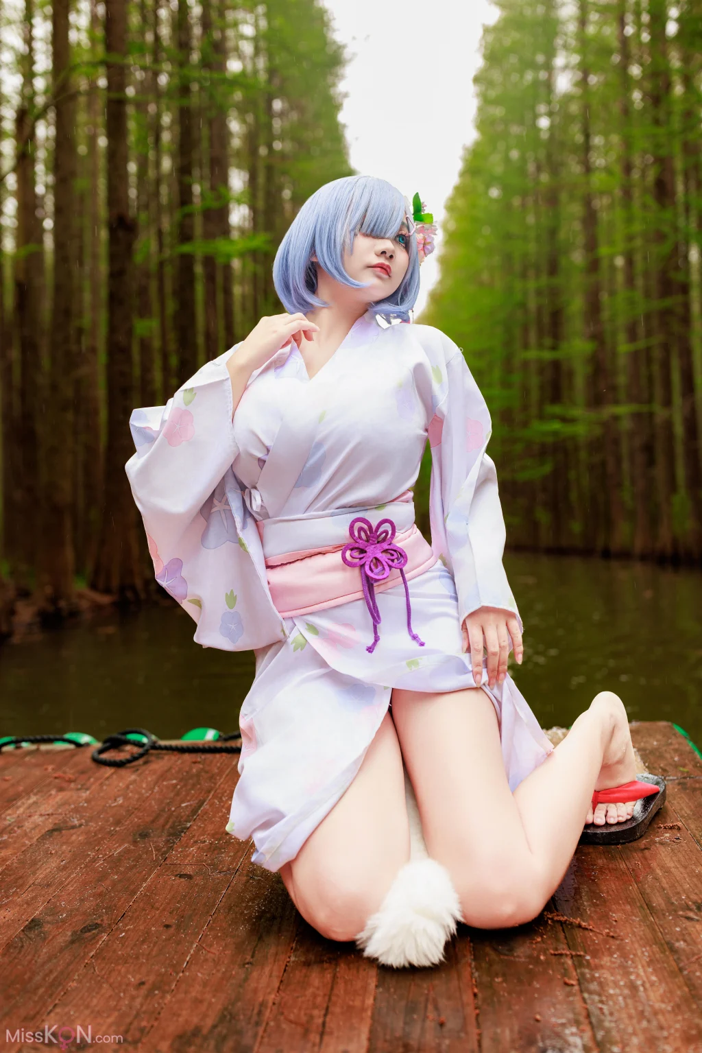 Coser@阿雪雪: 蕾姆和服 (19 photos) – Page 2