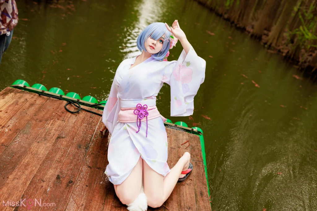 Coser@阿雪雪: 蕾姆和服 (19 photos) – Page 2