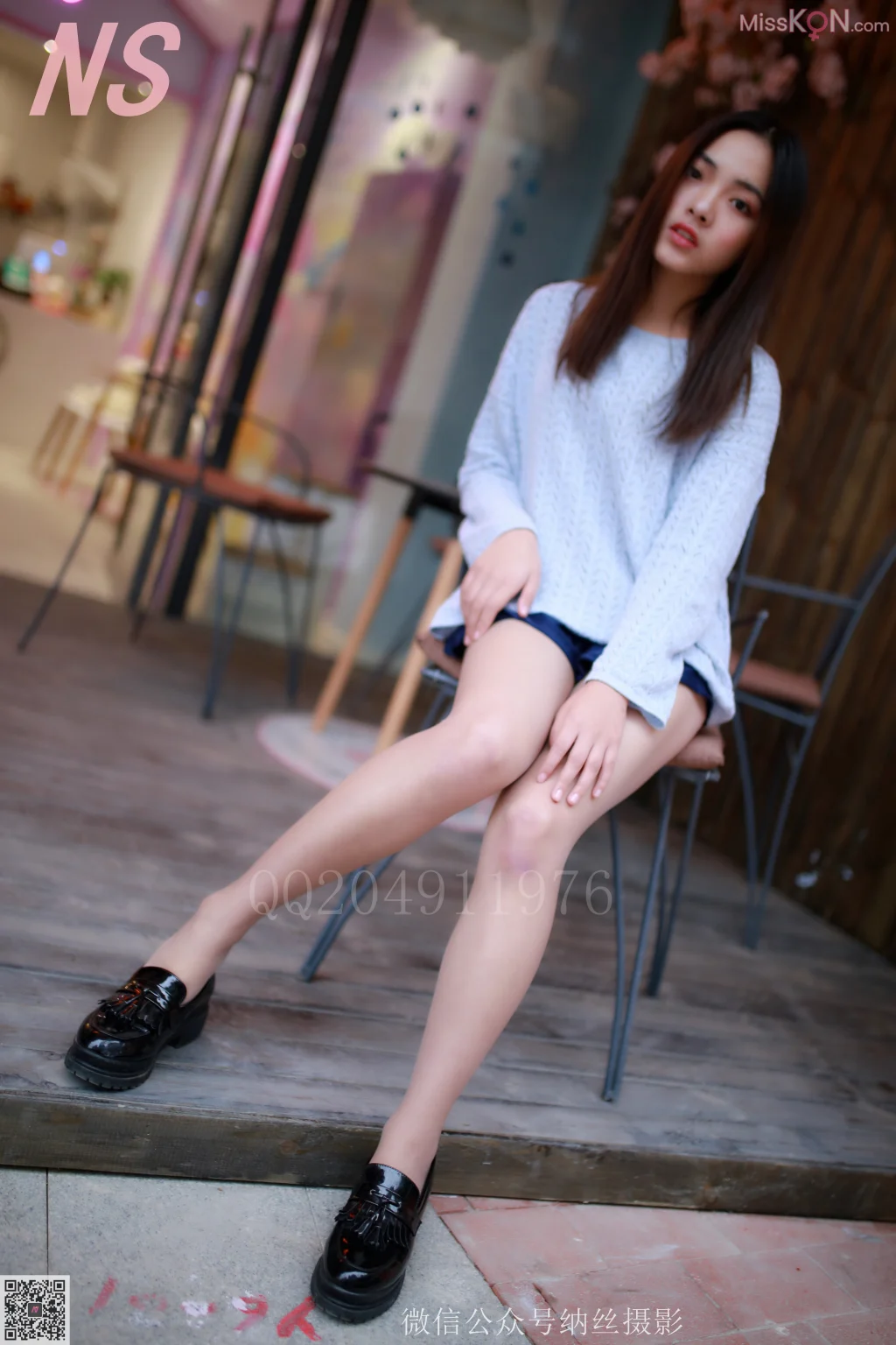[NS纳丝摄影] No.079: 洋洋 长发长腿清秀美女 (84 photos)