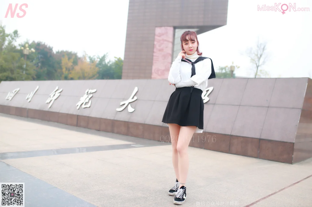 [NS纳丝摄影] No.081: 然然 大学校园丝袜美足 (111 photos)