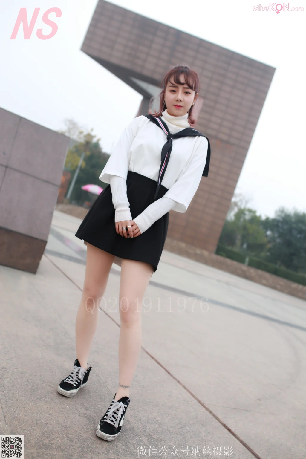[NS纳丝摄影] No.081: 然然 大学校园丝袜美足 (111 photos)