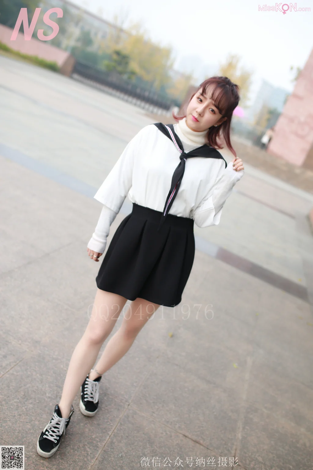 [NS纳丝摄影] No.081: 然然 大学校园丝袜美足 (111 photos)