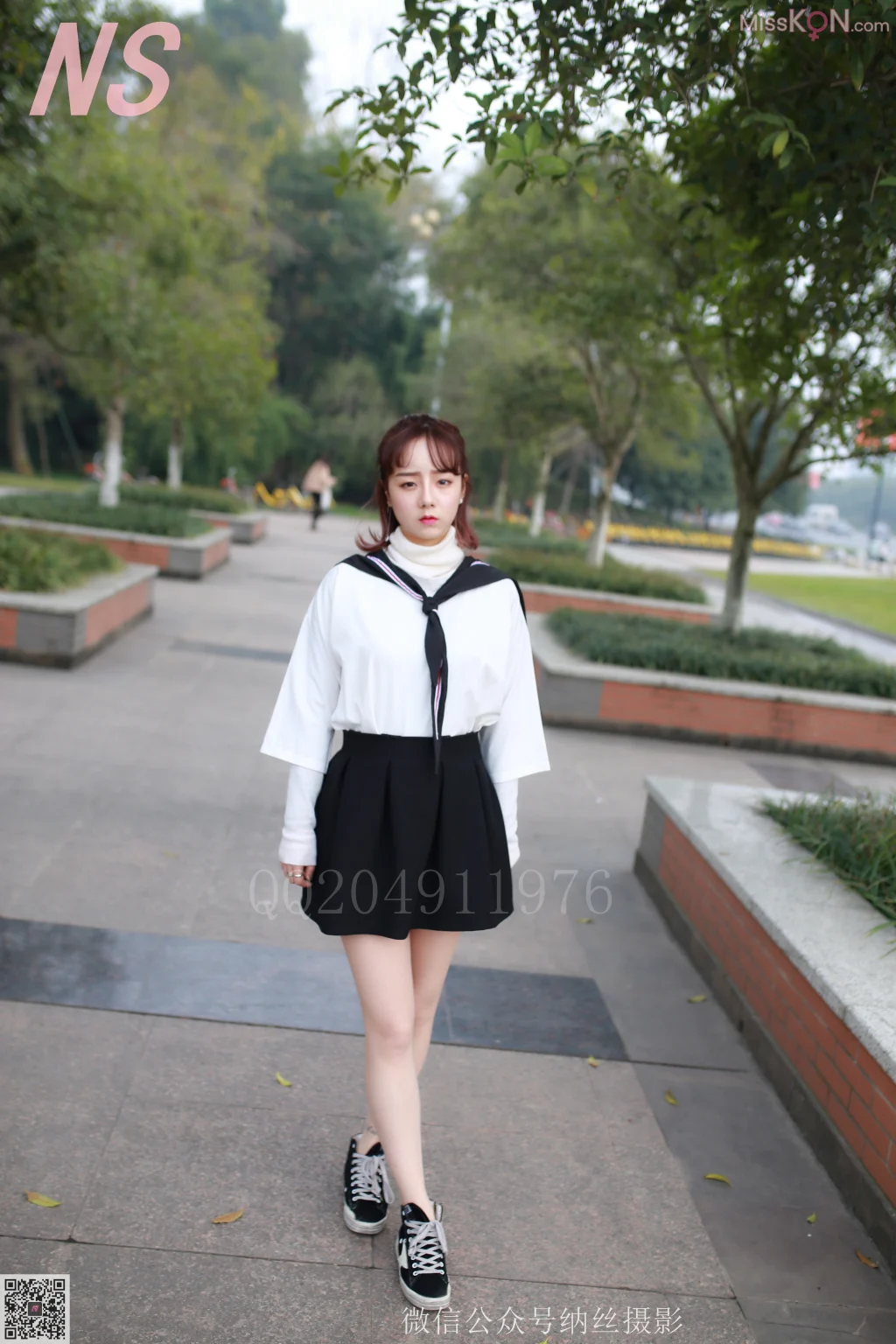 [NS纳丝摄影] No.081: 然然 大学校园丝袜美足 (111 photos)