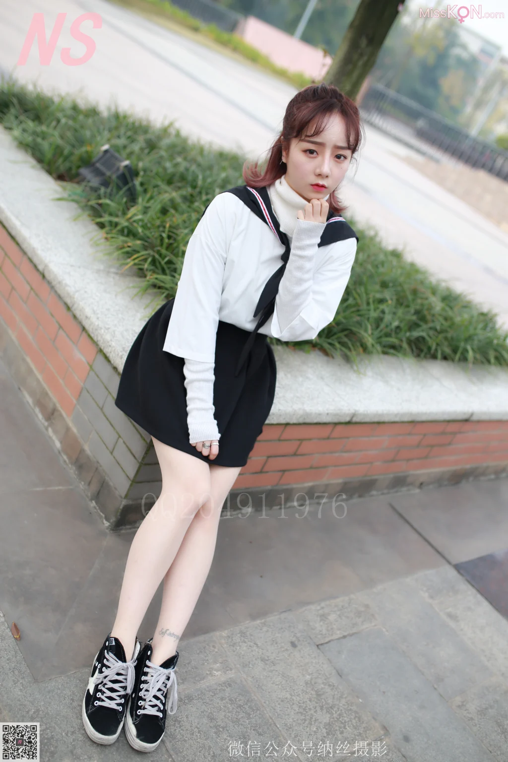 [NS纳丝摄影] No.081: 然然 大学校园丝袜美足 (111 photos)