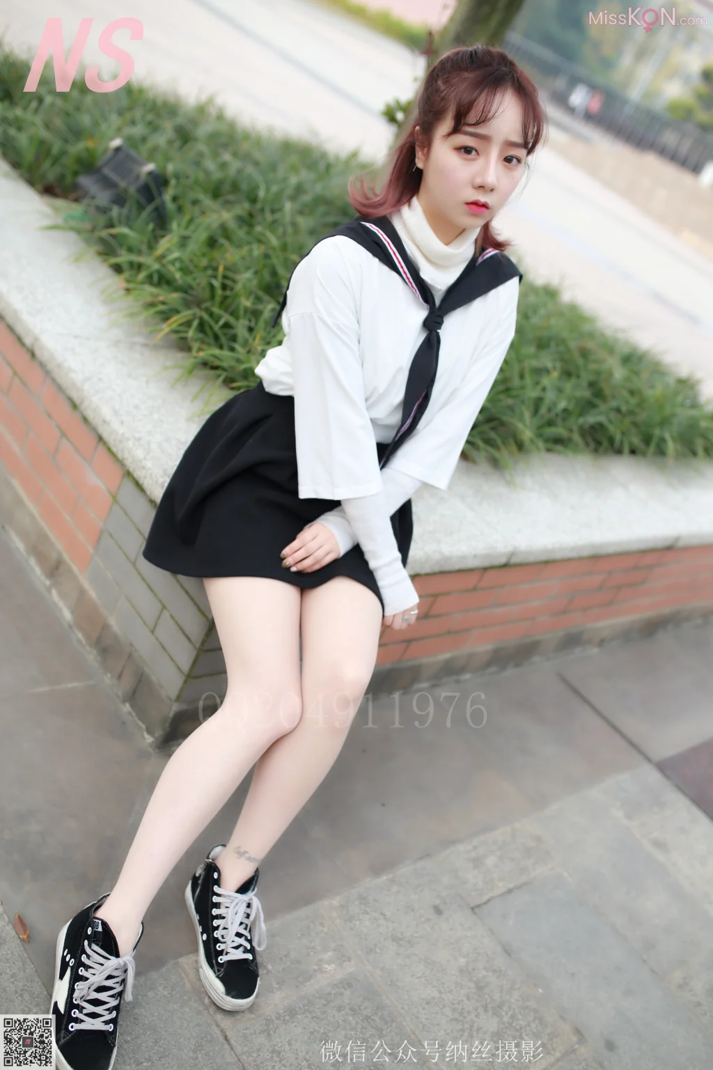 [NS纳丝摄影] No.081: 然然 大学校园丝袜美足 (111 photos)