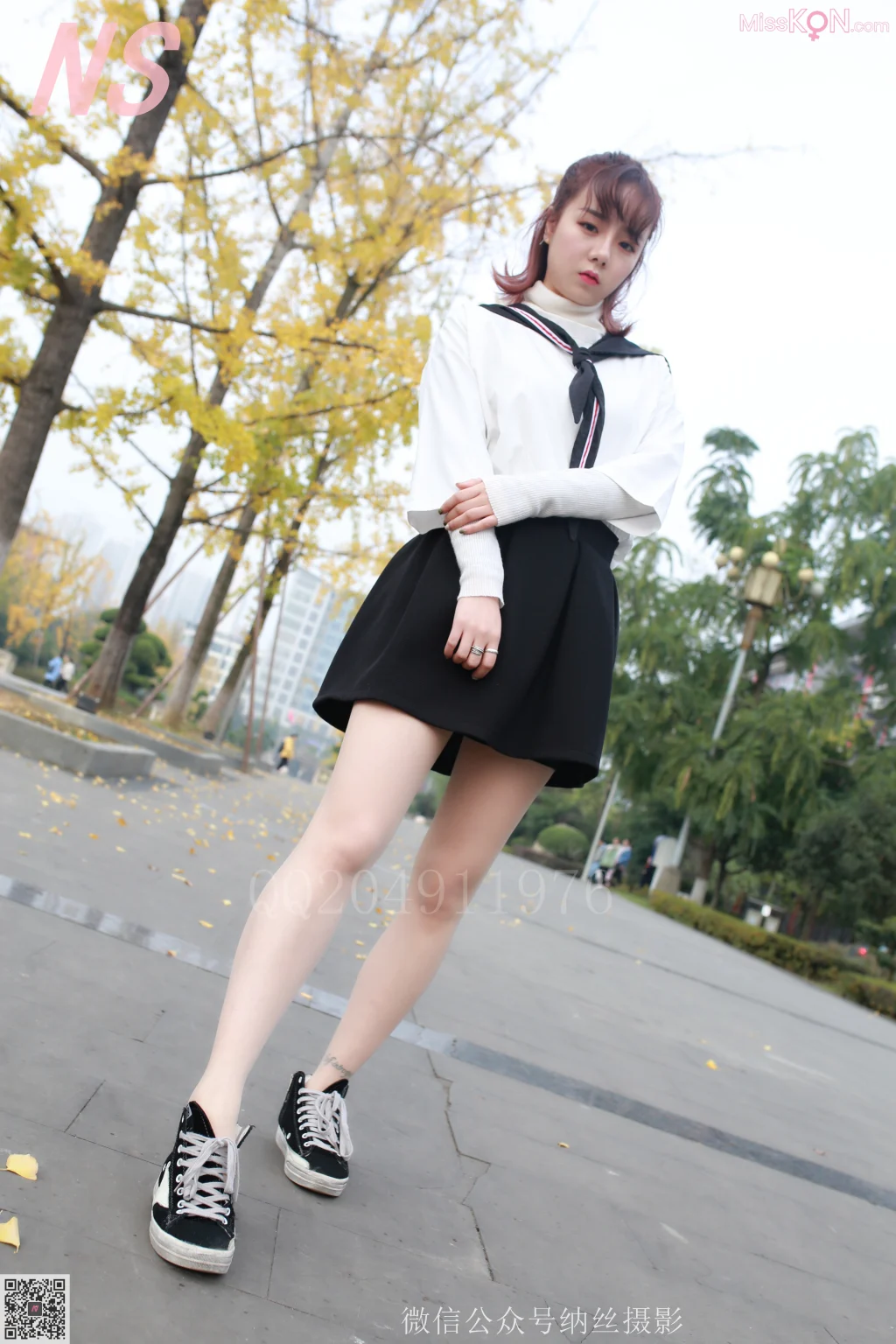 [NS纳丝摄影] No.081: 然然 大学校园丝袜美足 (111 photos)