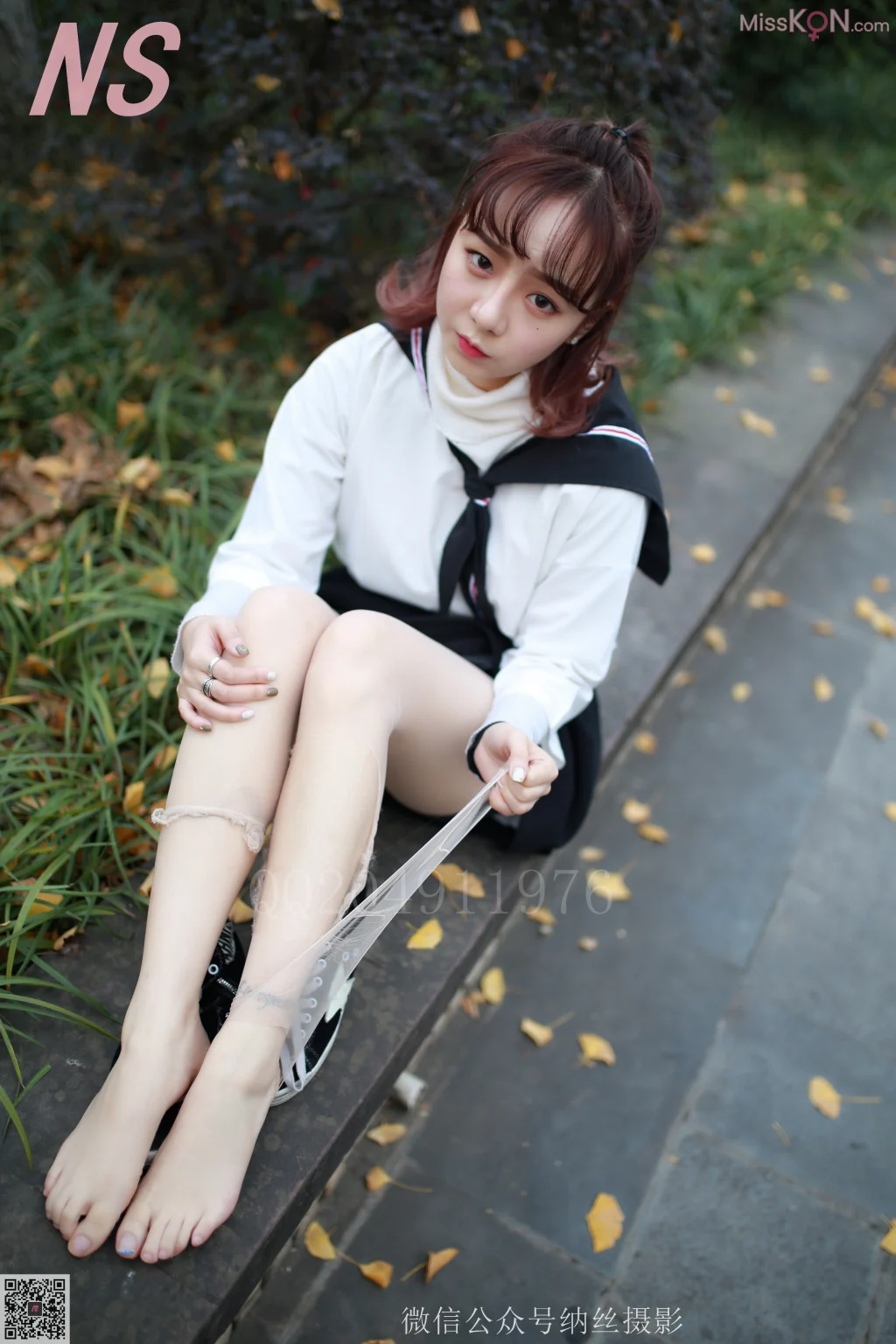 [NS纳丝摄影] No.081: 然然 大学校园丝袜美足 (111 photos) – Page 2