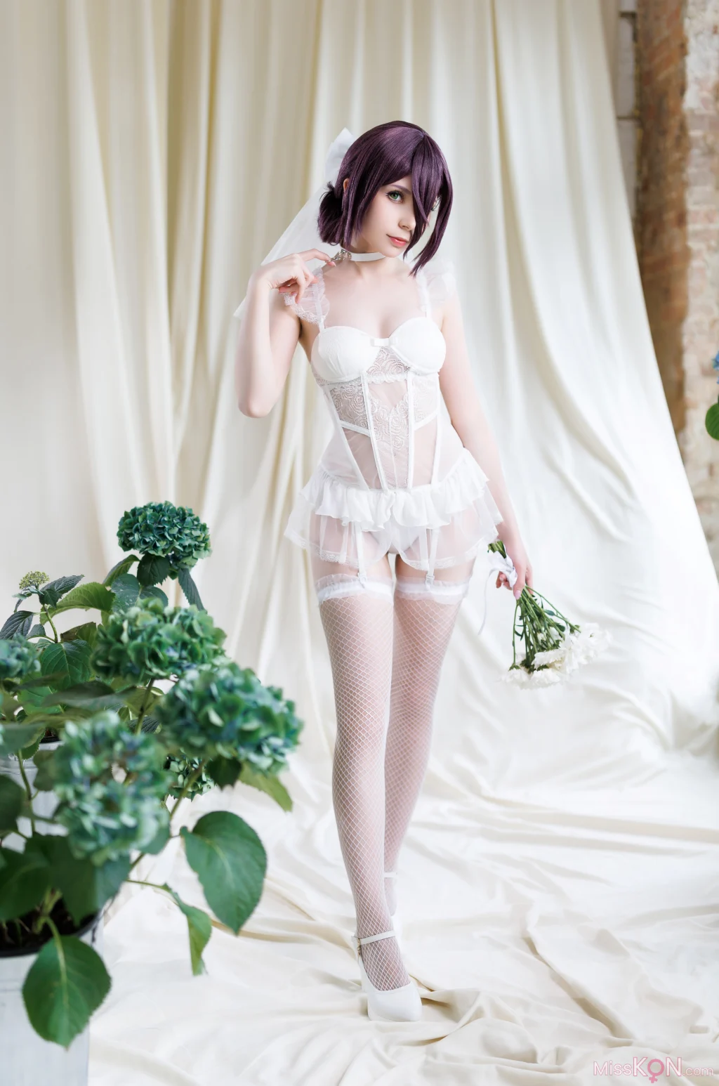 Coser@OwlLit: 电锯人 蕾塞 婚纱 (25 photos)