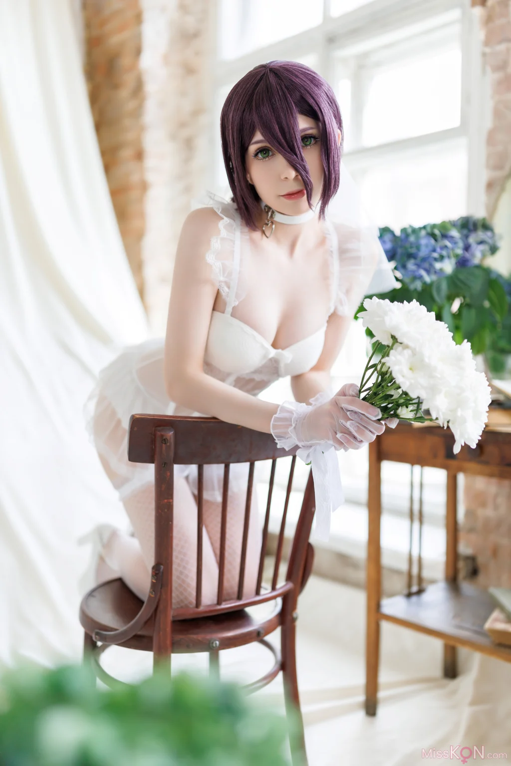 Coser@OwlLit: 电锯人 蕾塞 婚纱 (25 photos)