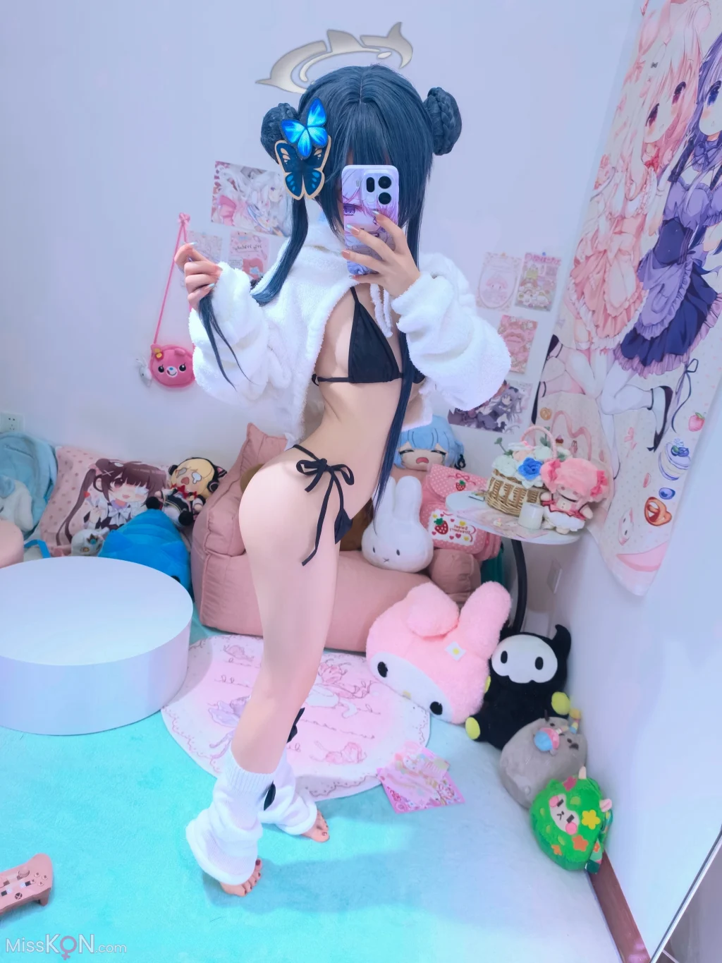 Coser@染三ran3: 蔚蓝档案-龙华妃咲 小熊猫 (108 photos)