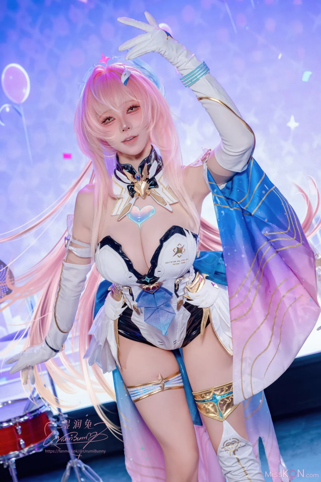 Coser@黏黏团子兔: 2026年06月作品 鸣潮 爱弥斯 (108 photos + 3 videos)