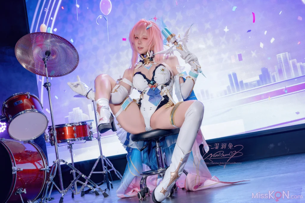 Coser@黏黏团子兔: 2026年06月作品 鸣潮 爱弥斯 (108 photos + 3 videos)