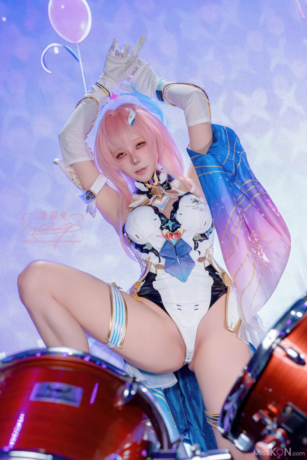 Coser@黏黏团子兔: 2026年06月作品 鸣潮 爱弥斯 (108 photos + 3 videos)