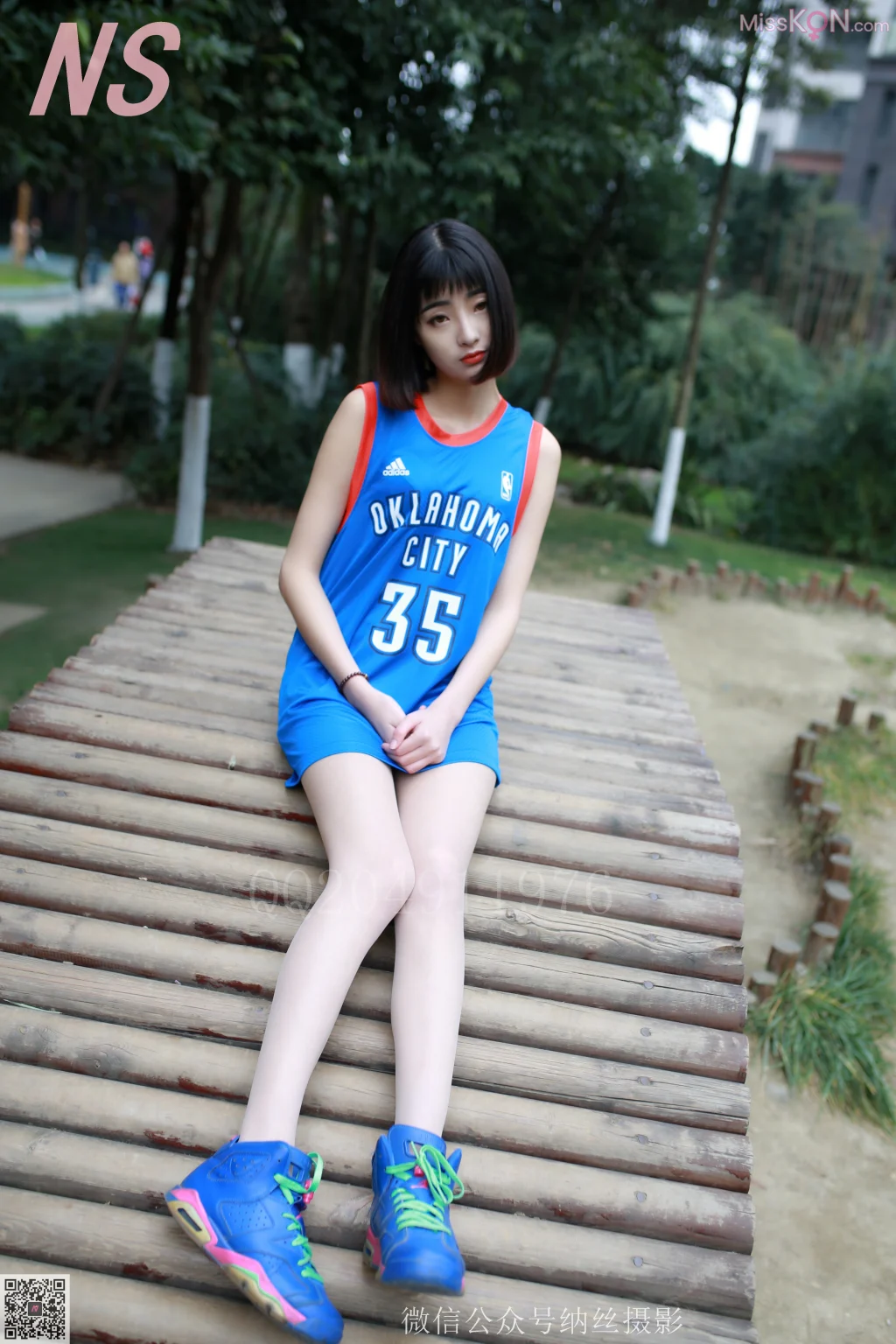 [NS纳丝摄影] No.086: 陈玉洁 蓝球少女 (121 photos + 1 video)