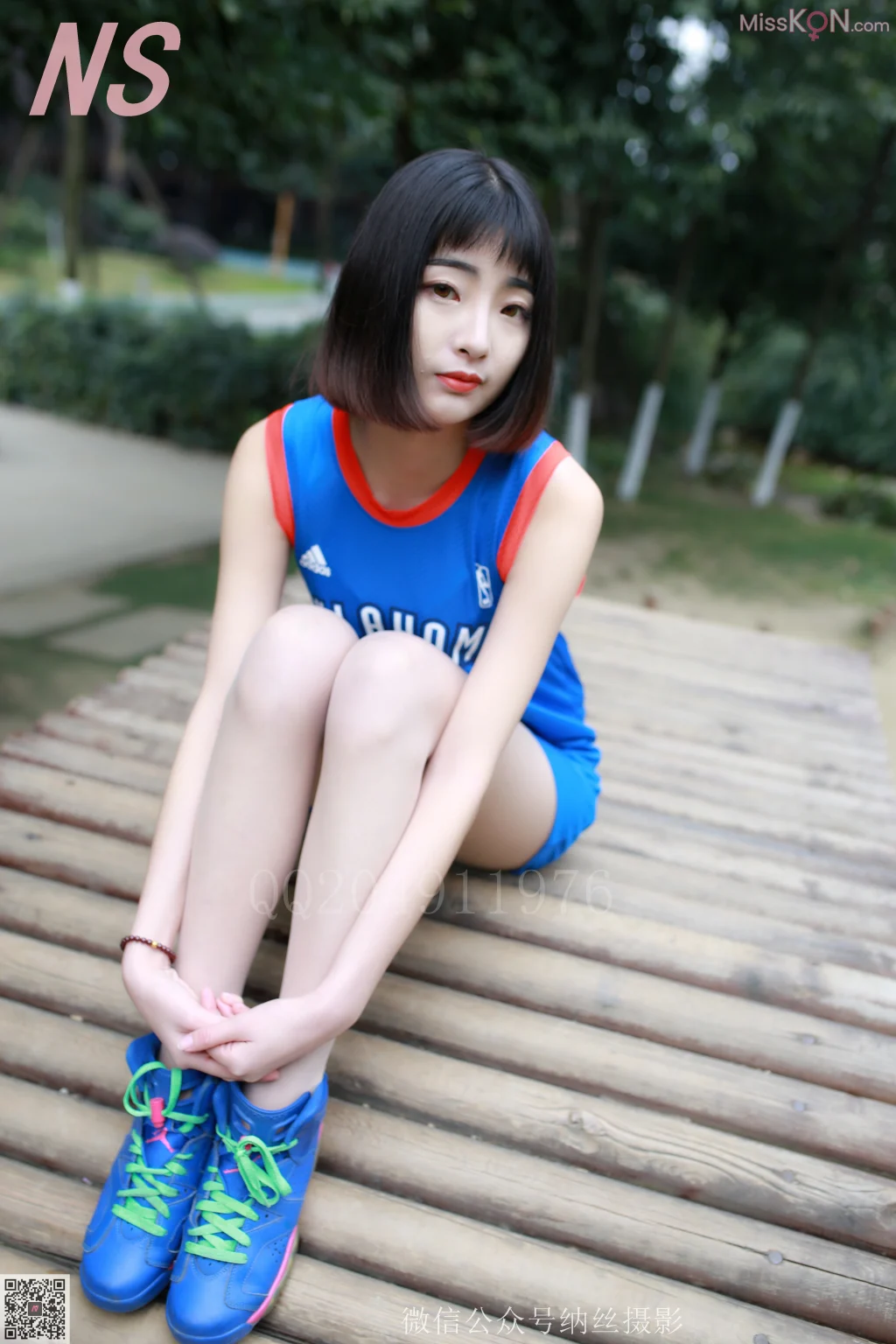 [NS纳丝摄影] No.086: 陈玉洁 蓝球少女 (121 photos + 1 video)