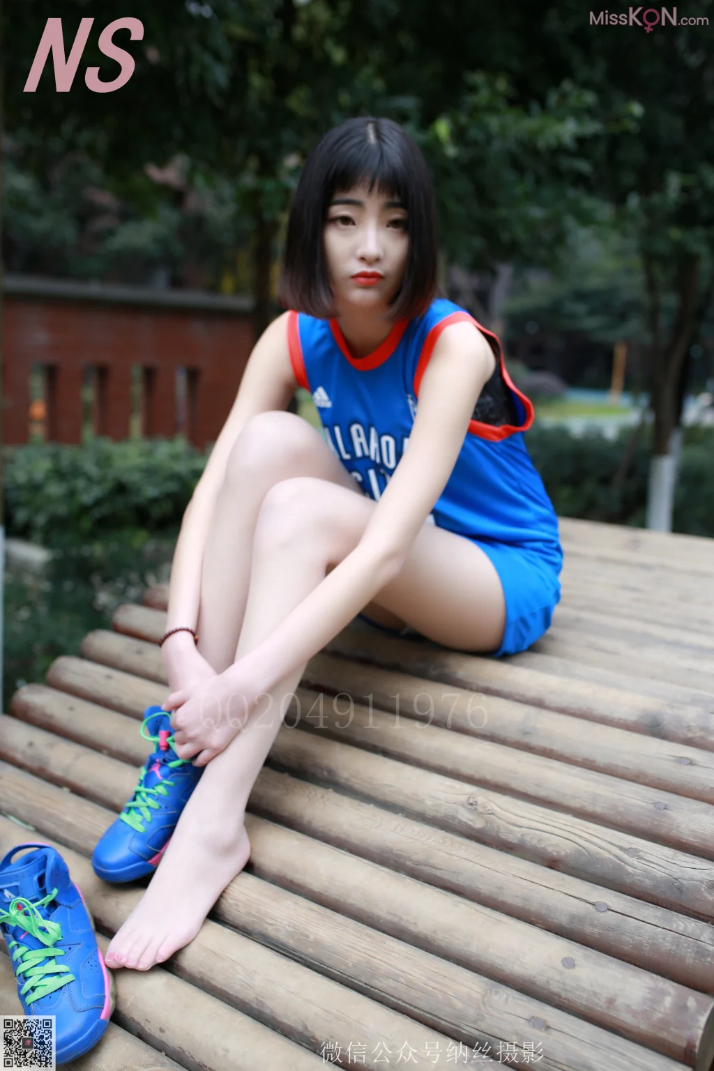 [NS纳丝摄影] No.086: 陈玉洁 蓝球少女 (121 photos + 1 video)