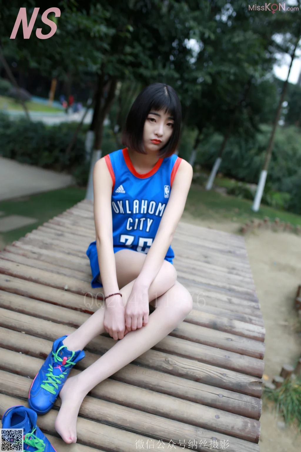 [NS纳丝摄影] No.086: 陈玉洁 蓝球少女 (121 photos + 1 video)