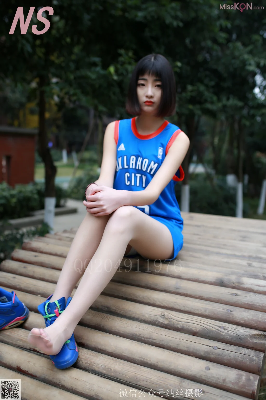 [NS纳丝摄影] No.086: 陈玉洁 蓝球少女 (121 photos + 1 video)