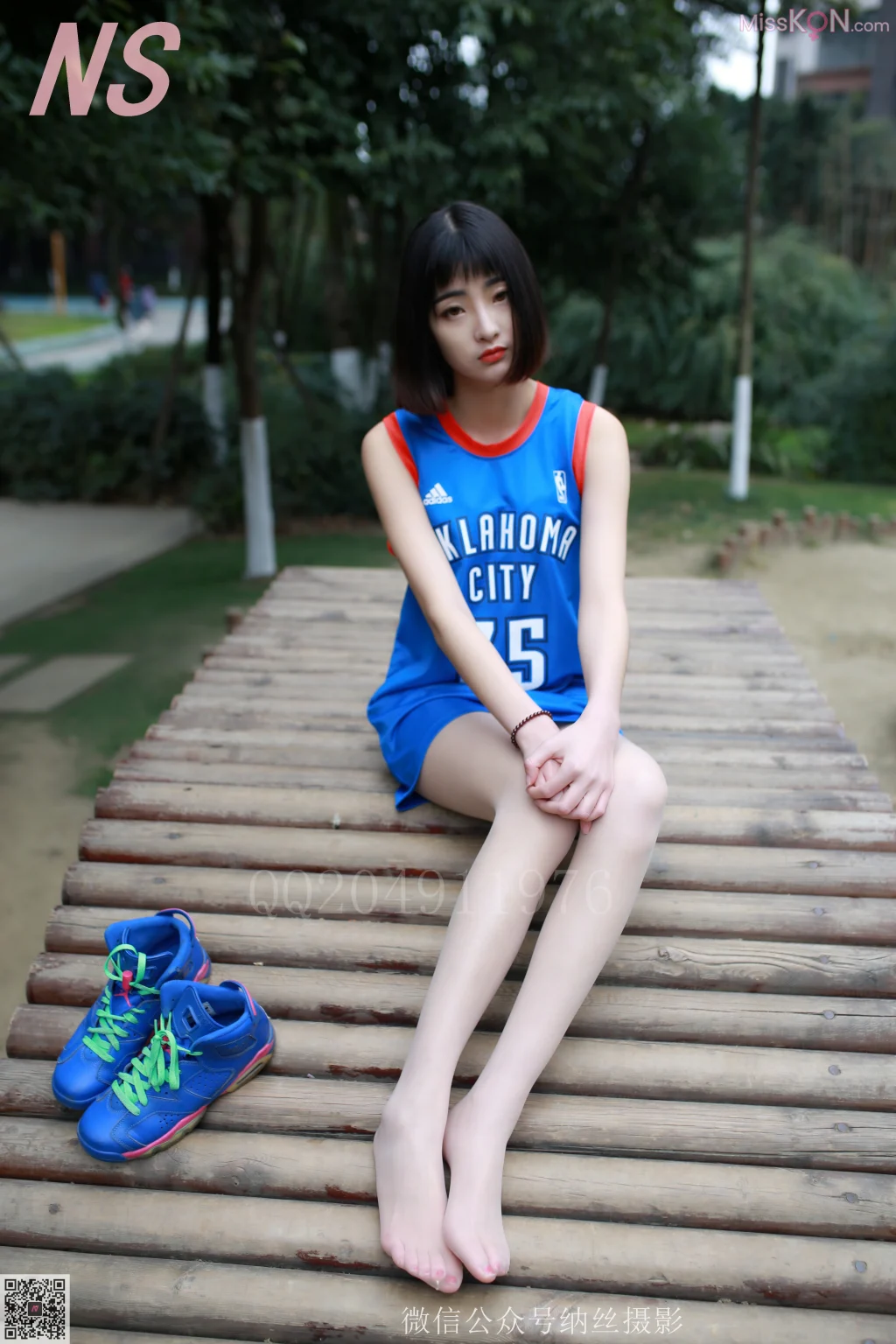 [NS纳丝摄影] No.086: 陈玉洁 蓝球少女 (121 photos + 1 video)