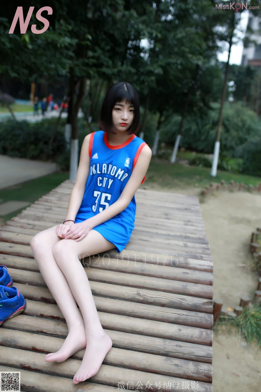 [NS纳丝摄影] No.086: 陈玉洁 蓝球少女 (121 photos + 1 video)