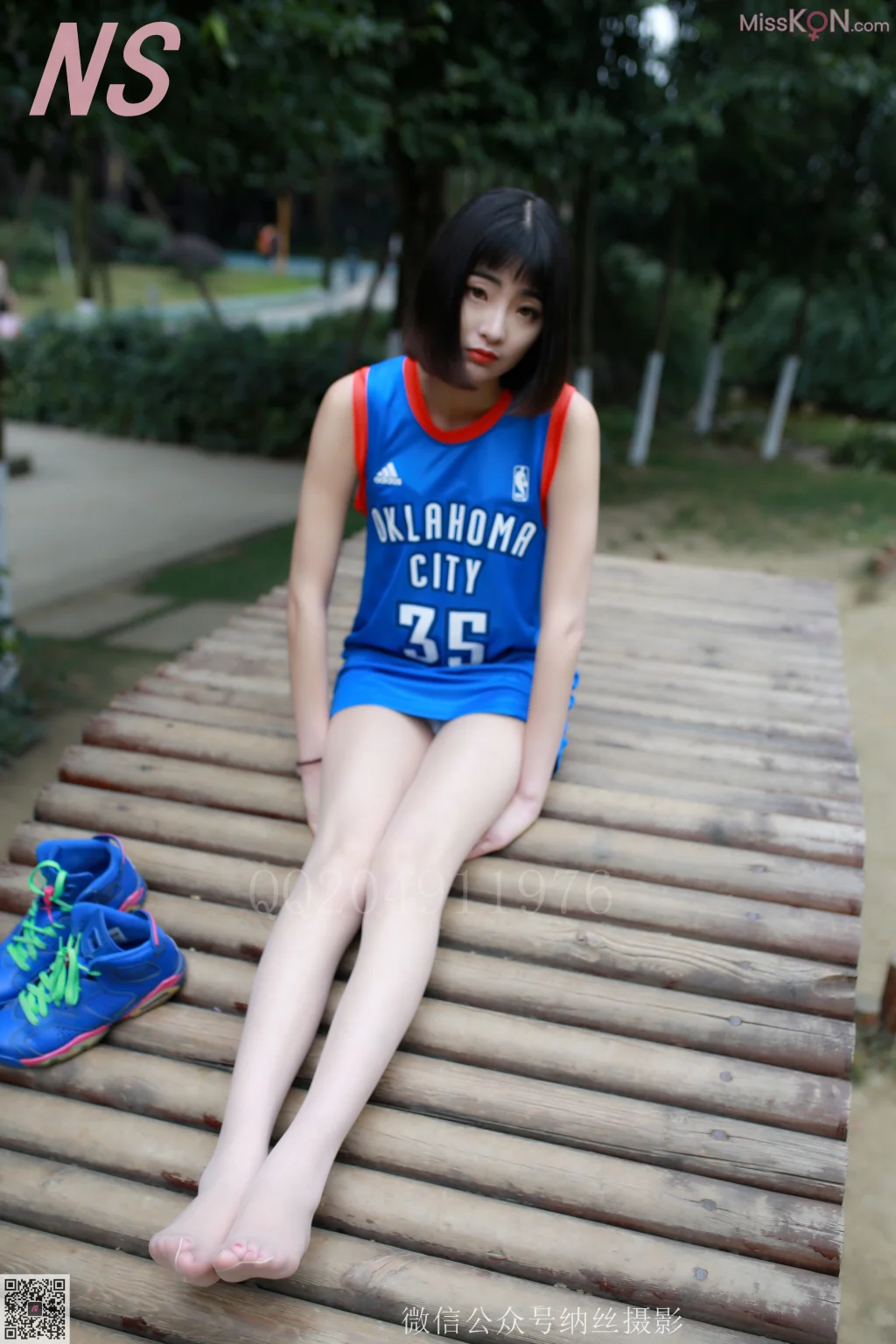 [NS纳丝摄影] No.086: 陈玉洁 蓝球少女 (121 photos + 1 video)