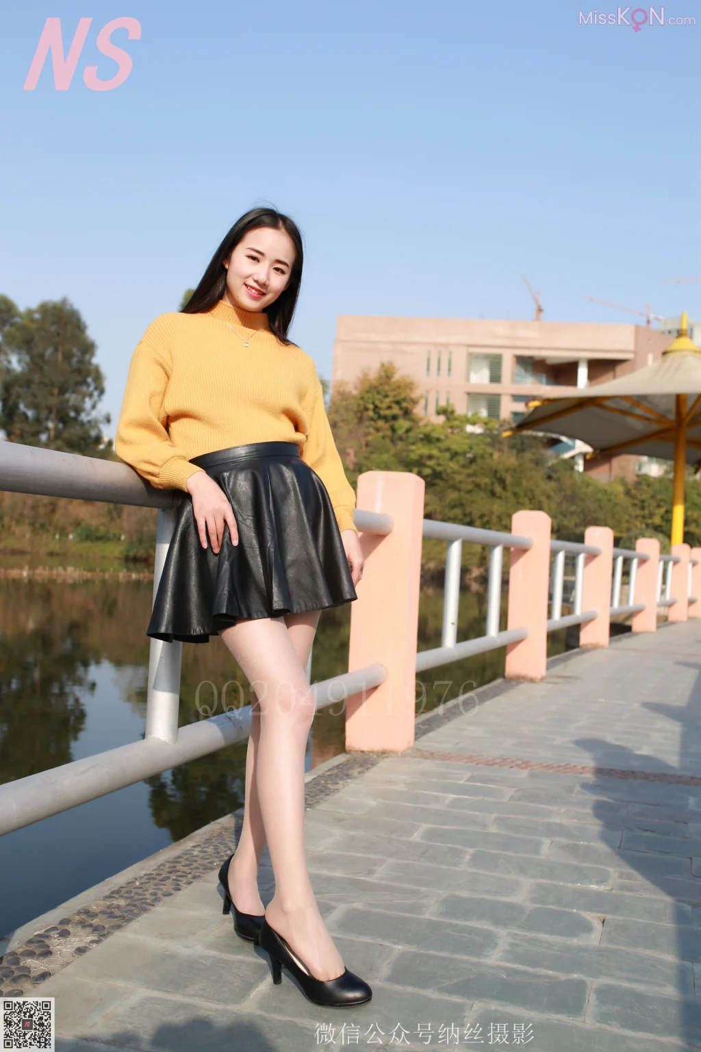 [NS纳丝摄影] No.090: 林小雅 皮裙肉丝 (72 photos)