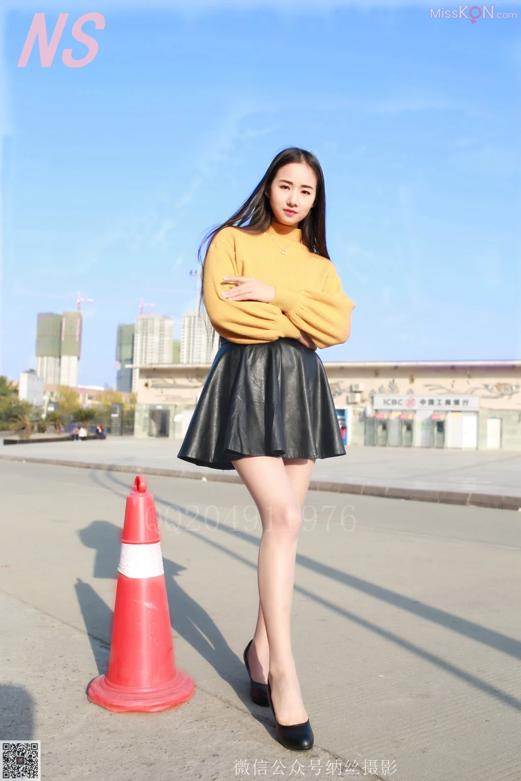 [NS纳丝摄影] No.090: 林小雅 皮裙肉丝 (72 photos)