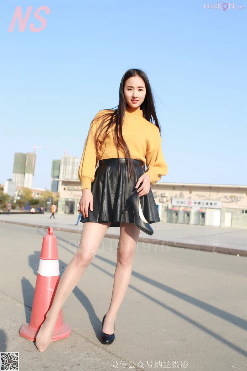 [NS纳丝摄影] No.090: 林小雅 皮裙肉丝 (72 photos)