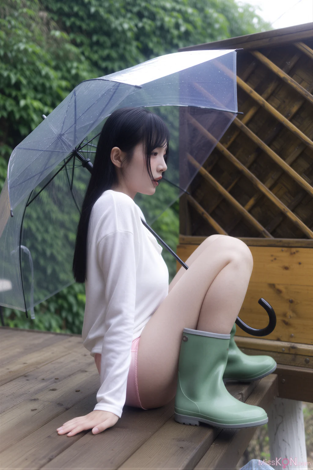 [AI Enhanced] [MAXIM] rinaモモリナ (momorina): Wet In The Rain – OUTSIDE (59 photos) – Page 2