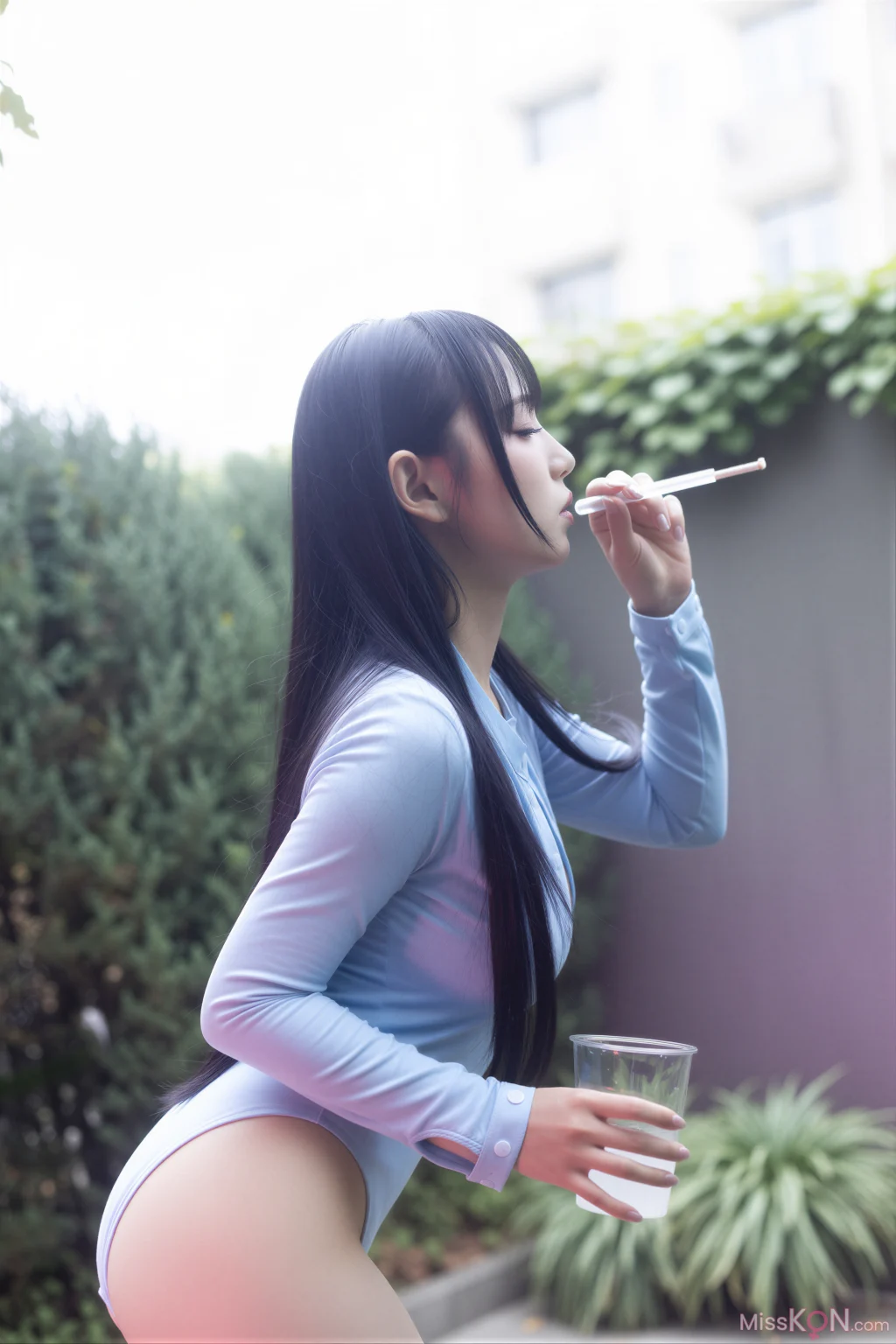 [AI Enhanced] [MAXIM] rinaモモリナ (momorina): Wet In The Rain – OUTSIDE (59 photos) – Page 2