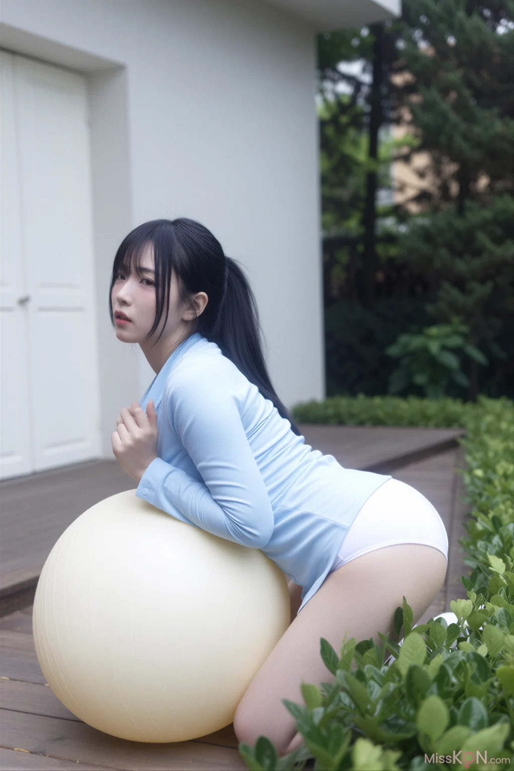 [AI Enhanced] [MAXIM] rinaモモリナ (momorina): Wet In The Rain – OUTSIDE (59 photos) – Page 2