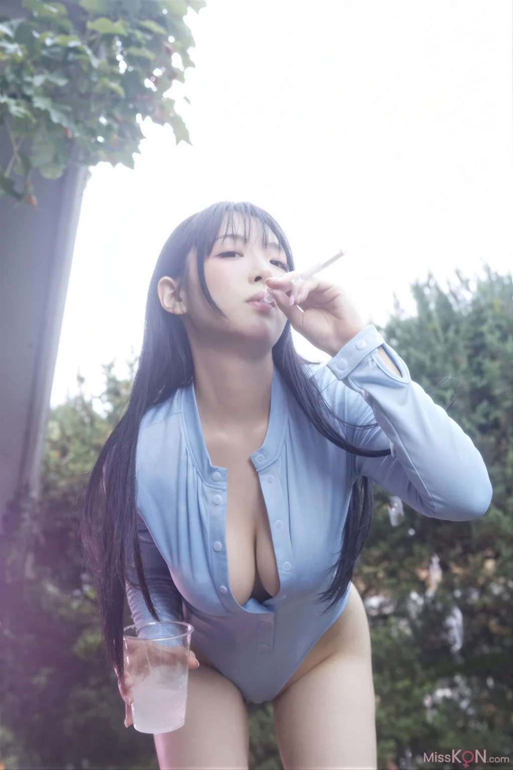 [AI Enhanced] [MAXIM] rinaモモリナ (momorina): Wet In The Rain – OUTSIDE (59 photos) – Page 3