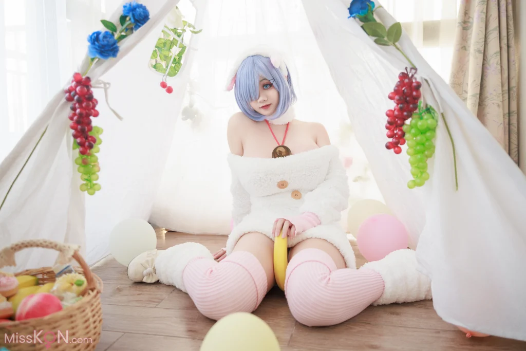 Coser@阿雪雪: 蕾姆小羊 (24 photos + 3 videos) – Page 2