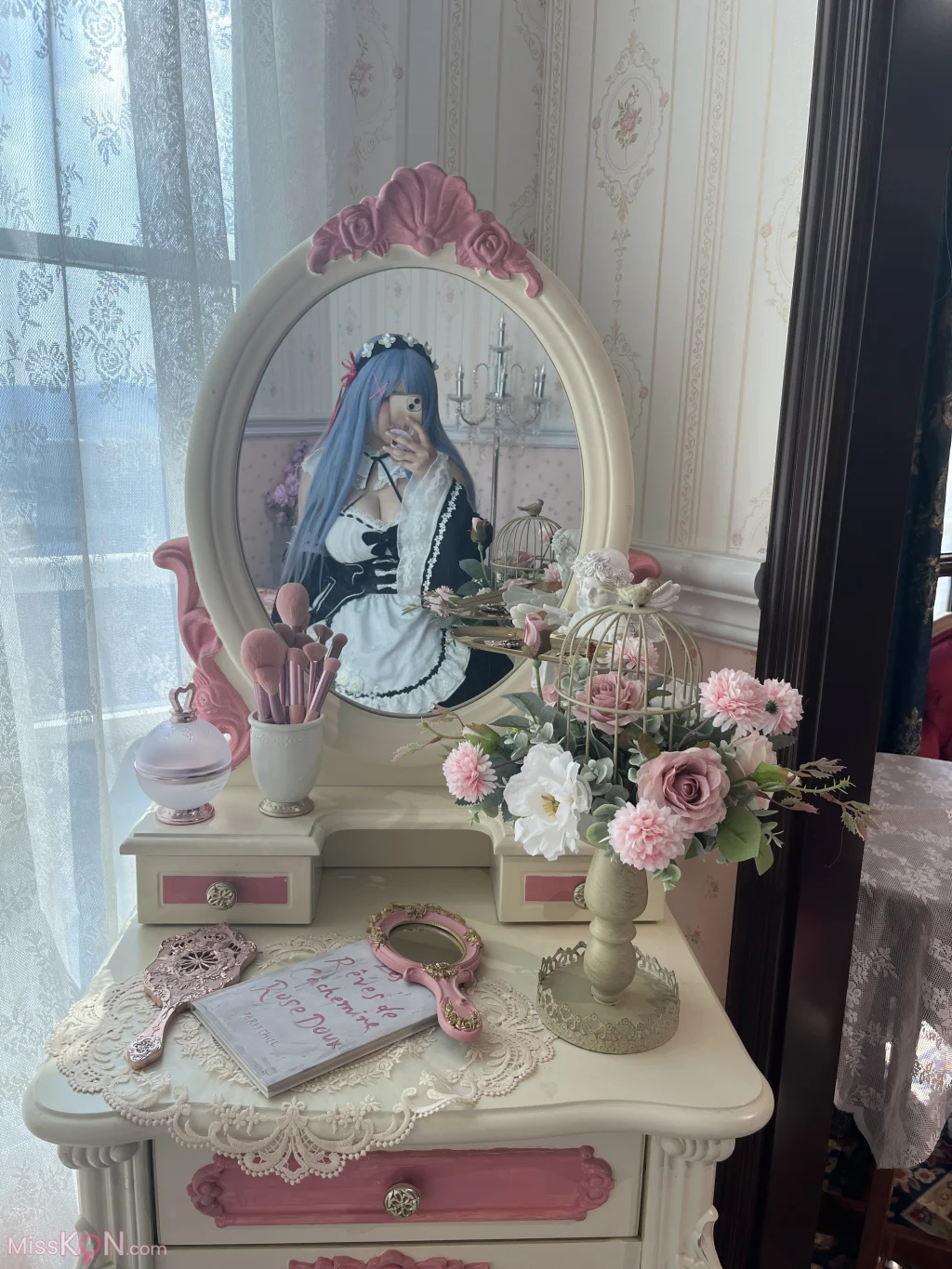 Coser@阿半今天很开心: 蕾姆女仆 (47 photos + 2 videos)