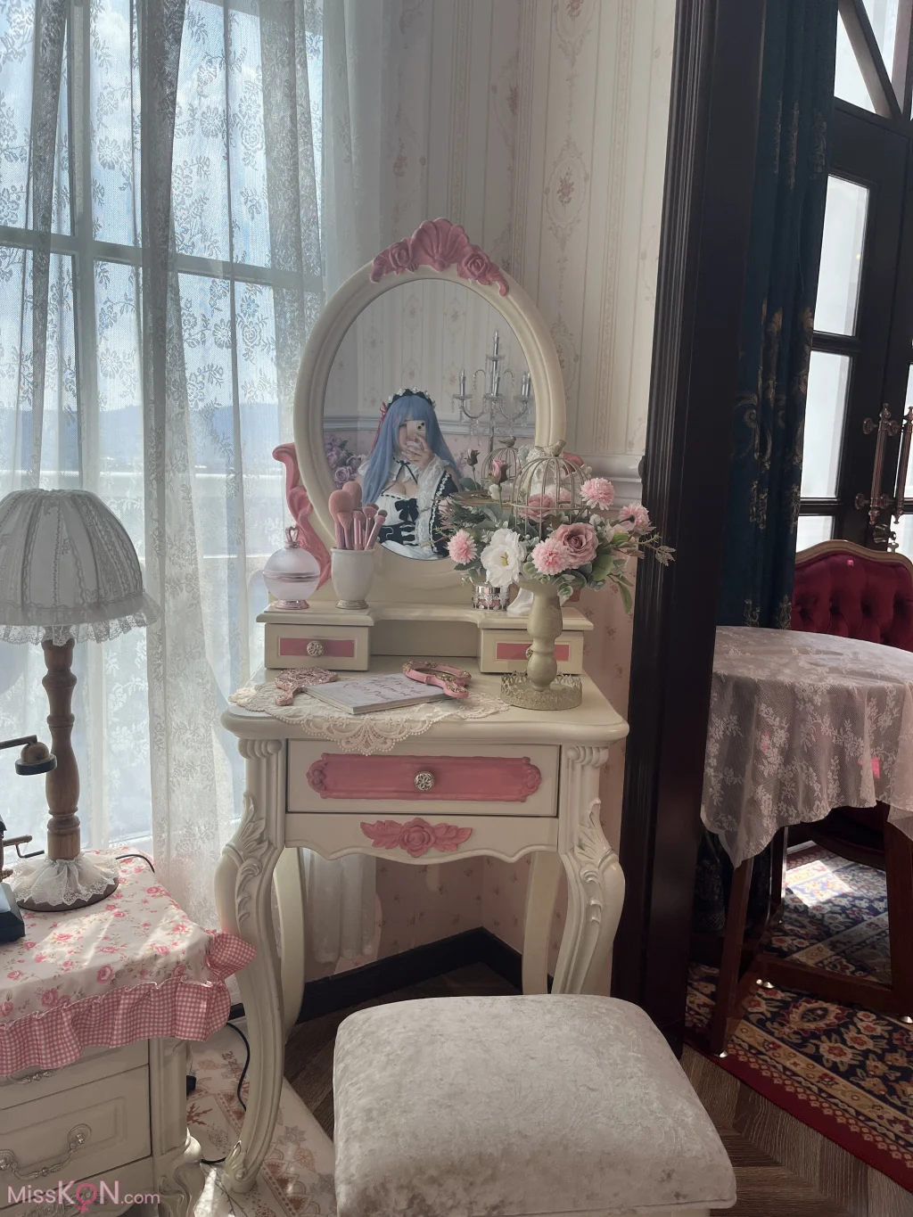 Coser@阿半今天很开心: 蕾姆女仆 (47 photos + 2 videos)
