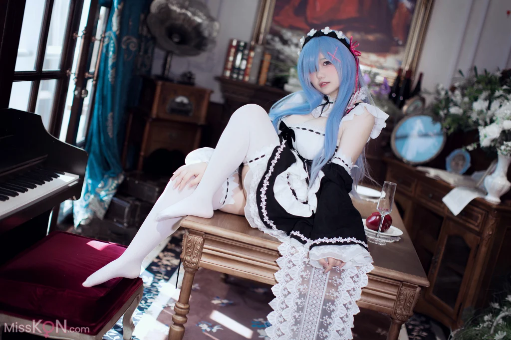 Coser@阿半今天很开心: 蕾姆女仆 (47 photos + 2 videos) – Page 2