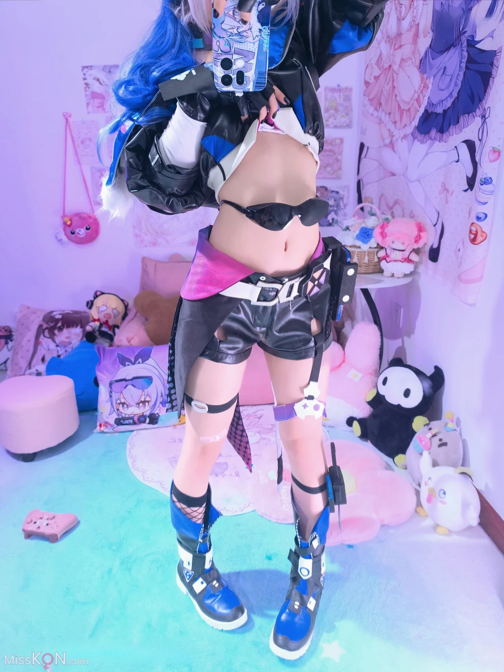 Coser@染三ran3: 崩坏星穹铁道 银狼 衬衫 (108 photos + 7 videos)