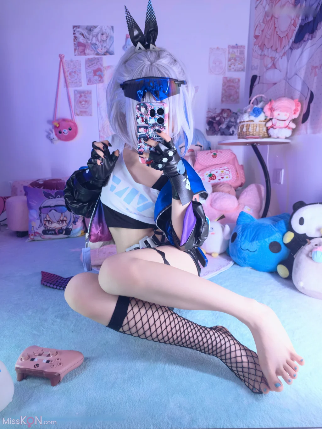 Coser@染三ran3: 崩坏星穹铁道 银狼 衬衫 (108 photos + 7 videos)