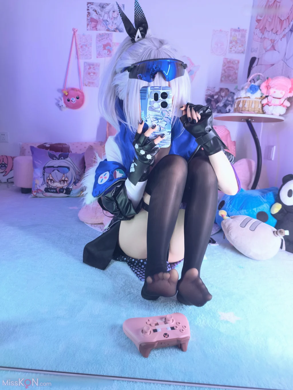 Coser@染三ran3: 崩坏星穹铁道 银狼 衬衫 (108 photos + 7 videos)