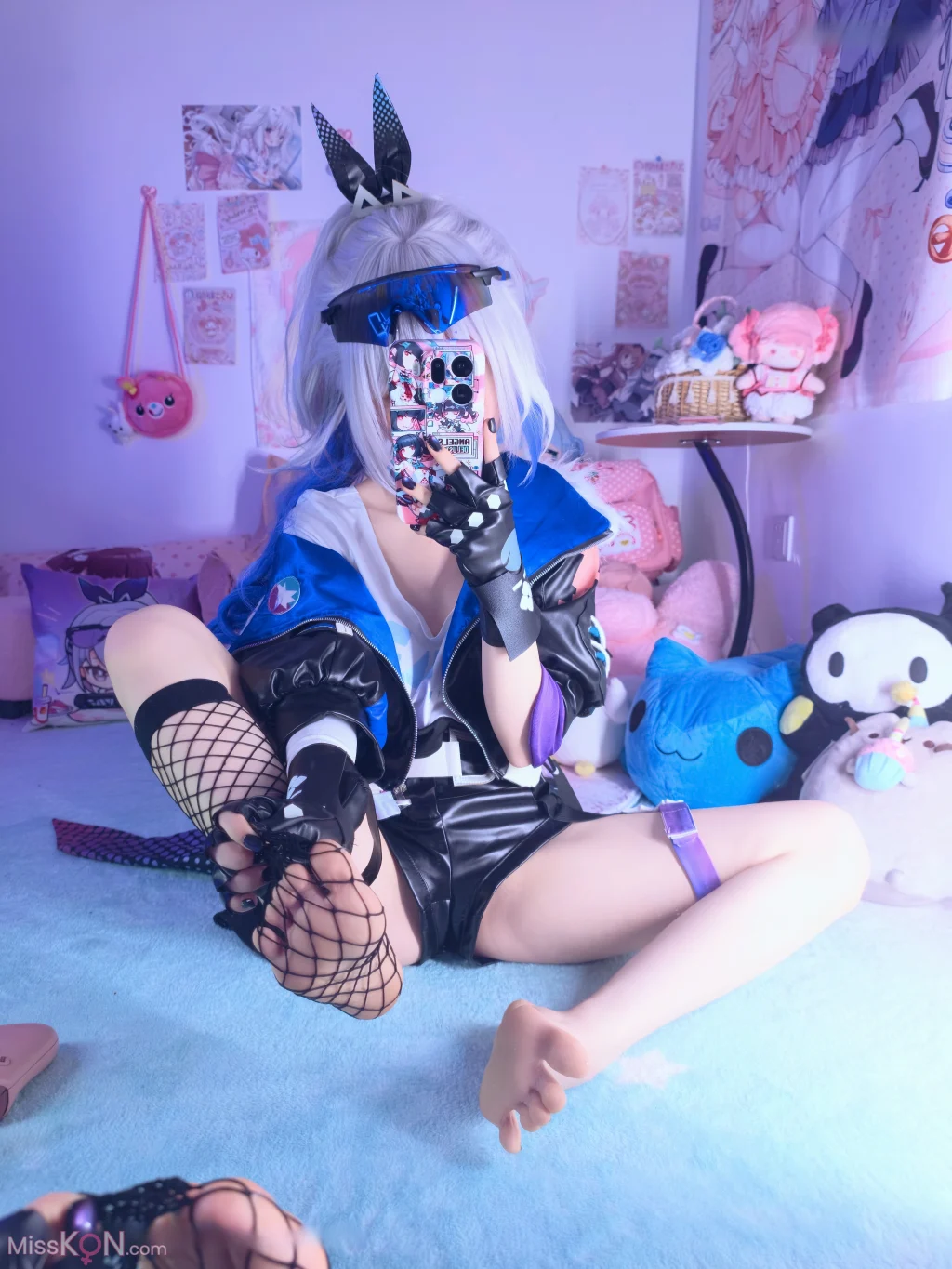 Coser@染三ran3: 崩坏星穹铁道 银狼 衬衫 (108 photos + 7 videos)