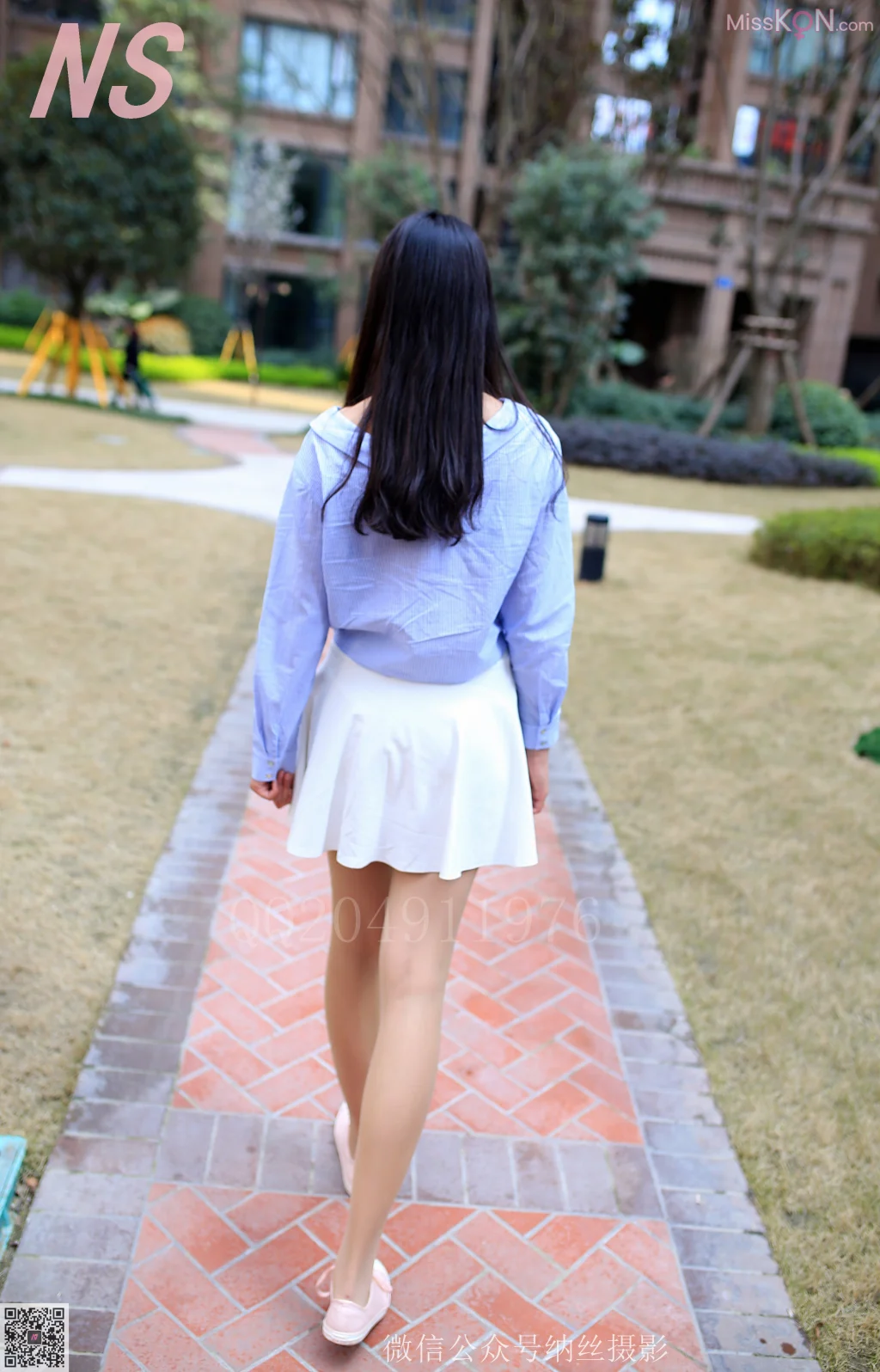 [NS纳丝摄影] No.096: 李敏琪 长发长腿肉丝 (82 photos)