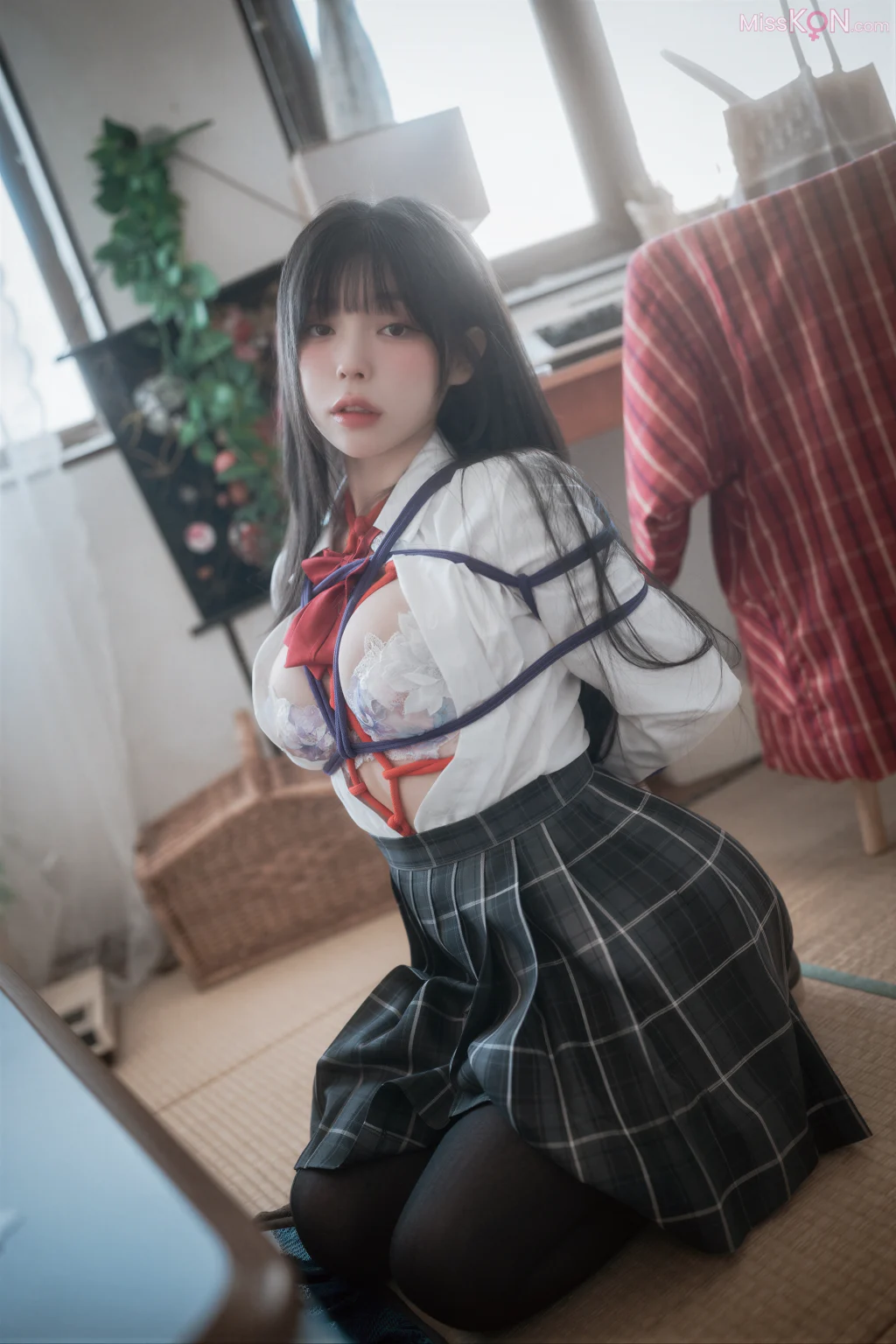 [AI Enhanced] DJAWA Photo: Yudi (유디) – Knotting Class #9 (81 photos)