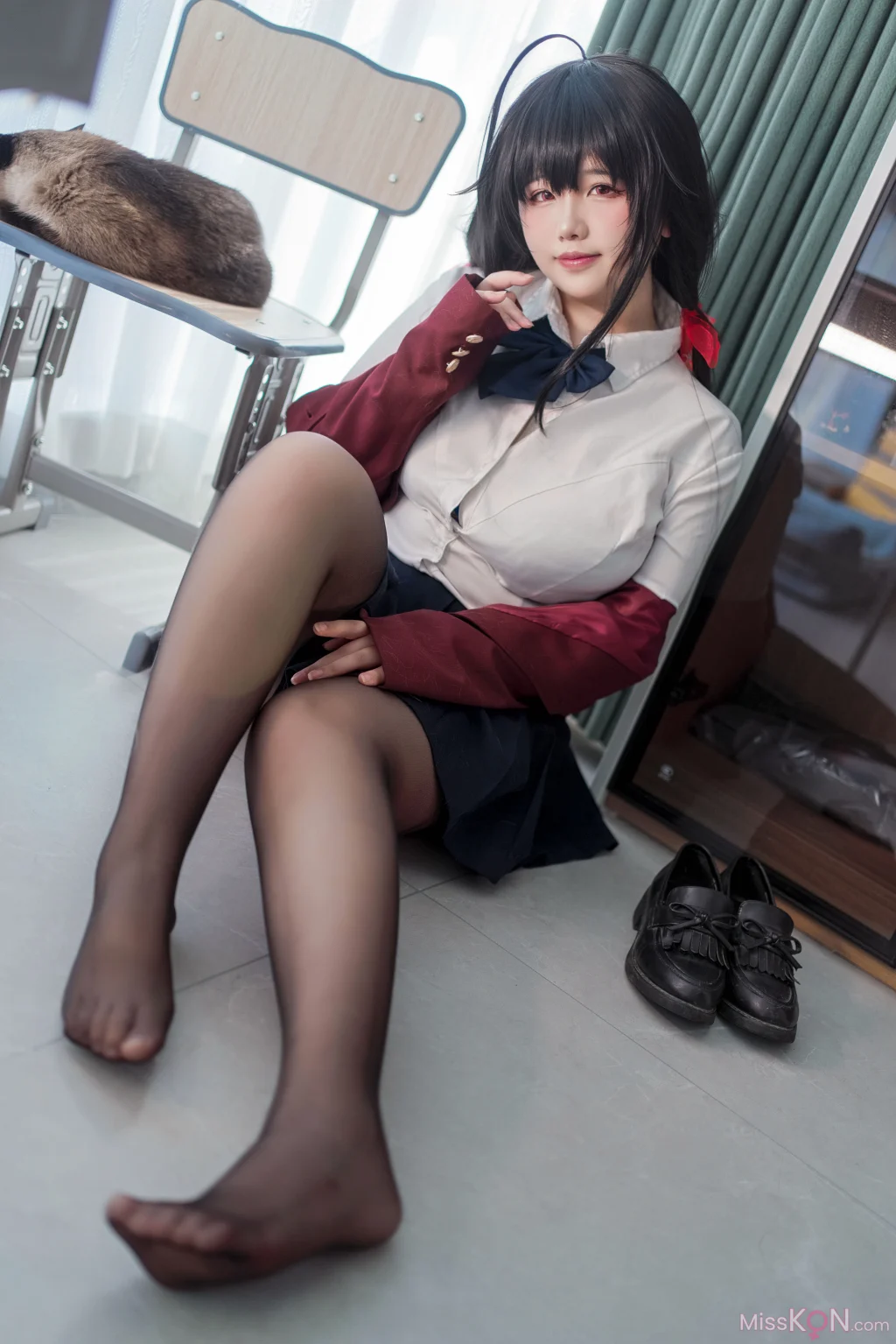 Coser@阿半今天很开心: 碧蓝航线-大凤 jk (125 photos)