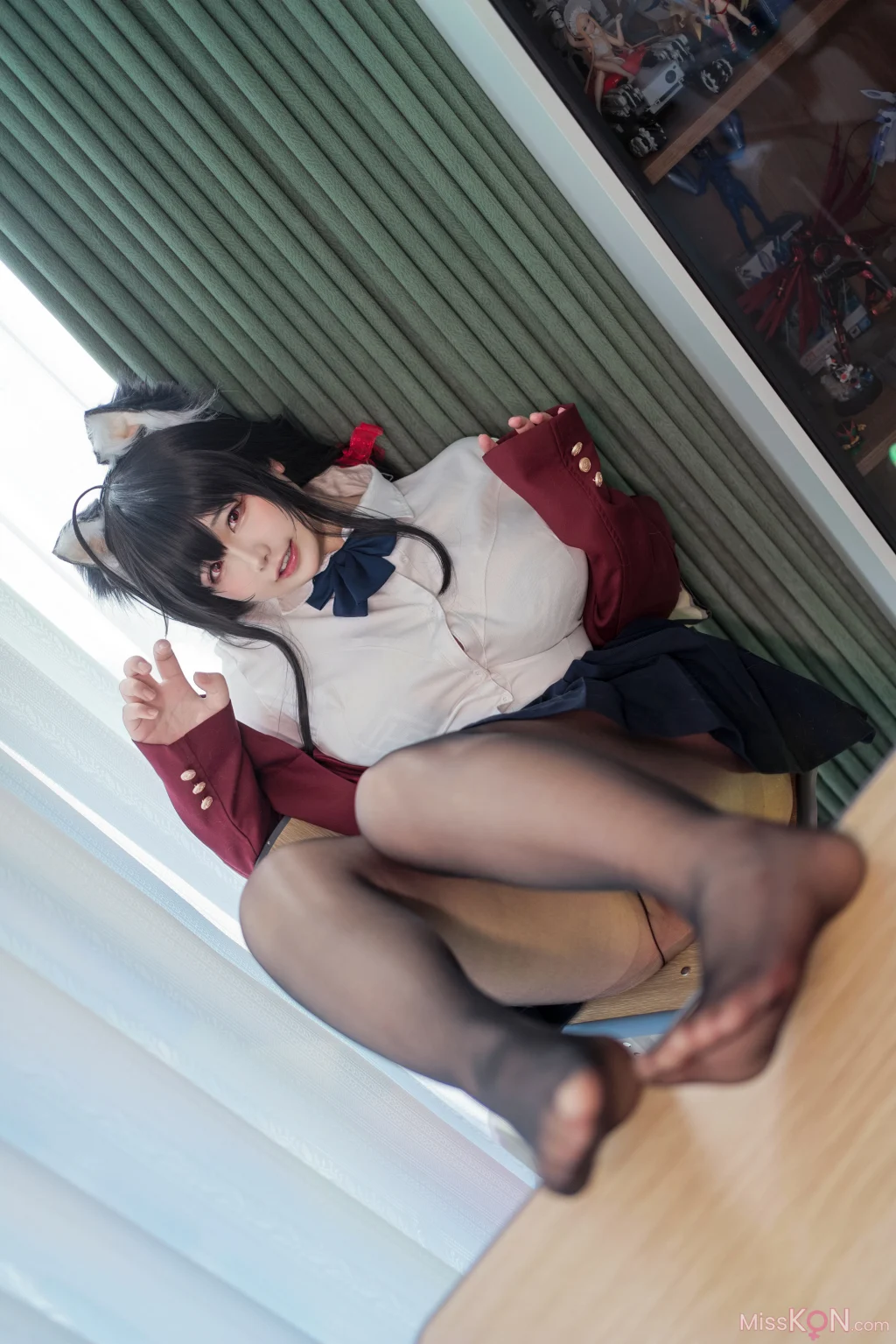 Coser@阿半今天很开心: 碧蓝航线-大凤 jk (125 photos)
