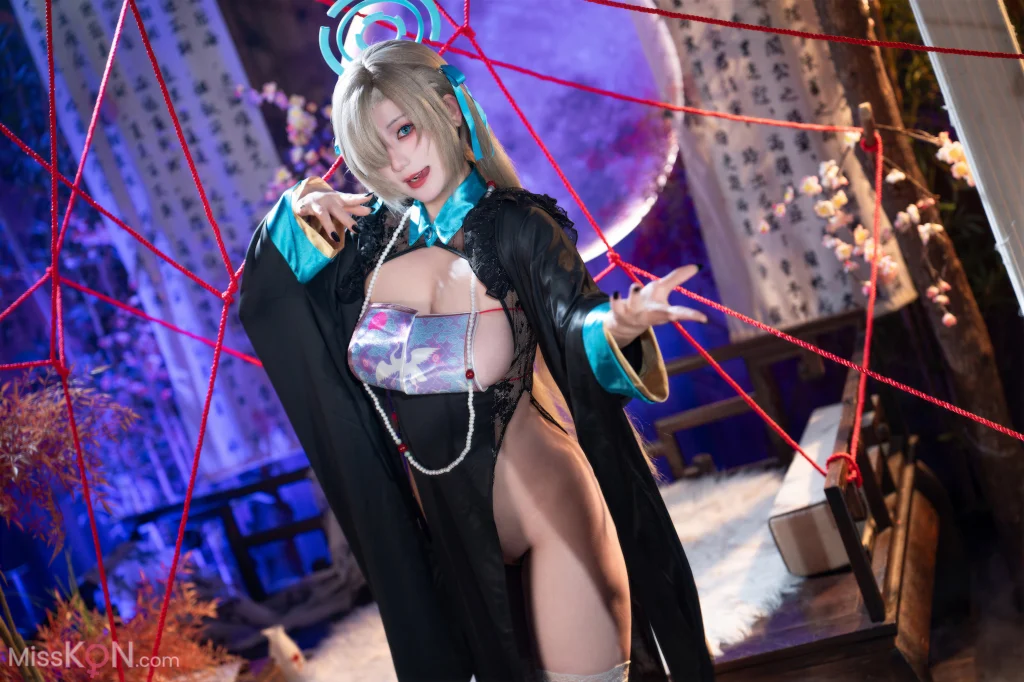 Coser@星澜是澜澜叫澜妹呀: 蔚蓝档案 一之濑明日奈 僵尸娘 (80 photos + 2 videos)