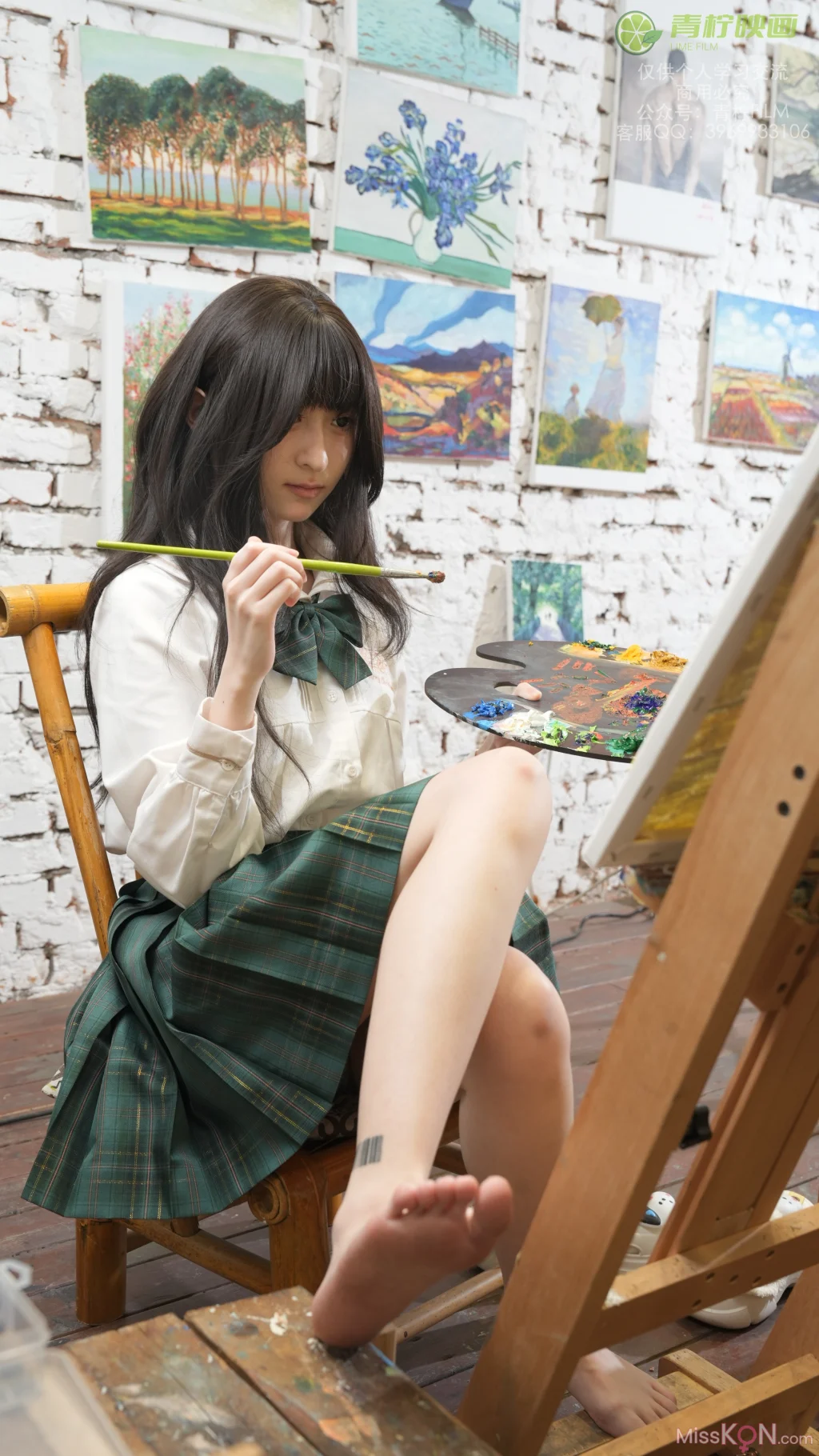 [青柠映画] No.029: AN 画室JK (146 photos) – Page 2