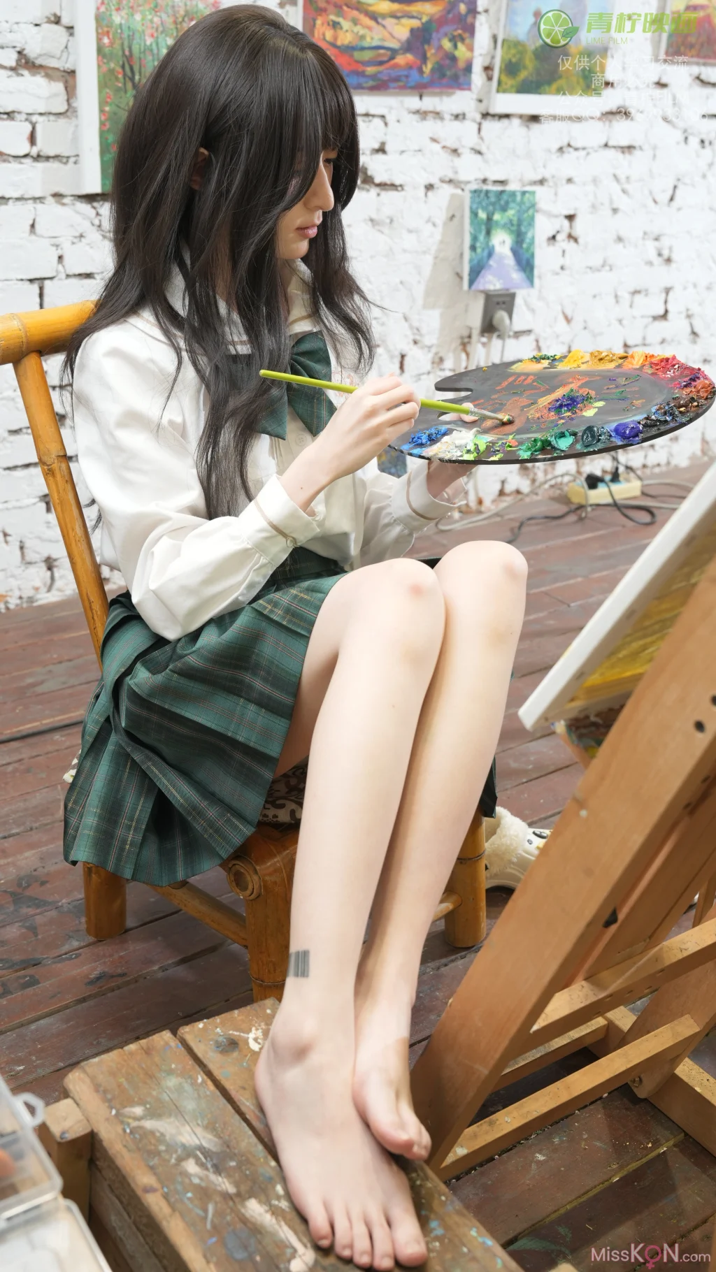 [青柠映画] No.029: AN 画室JK (146 photos) – Page 2