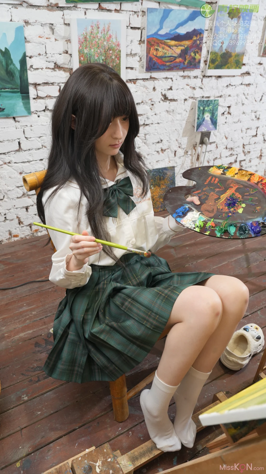[青柠映画] No.029: AN 画室JK (146 photos) – Page 2